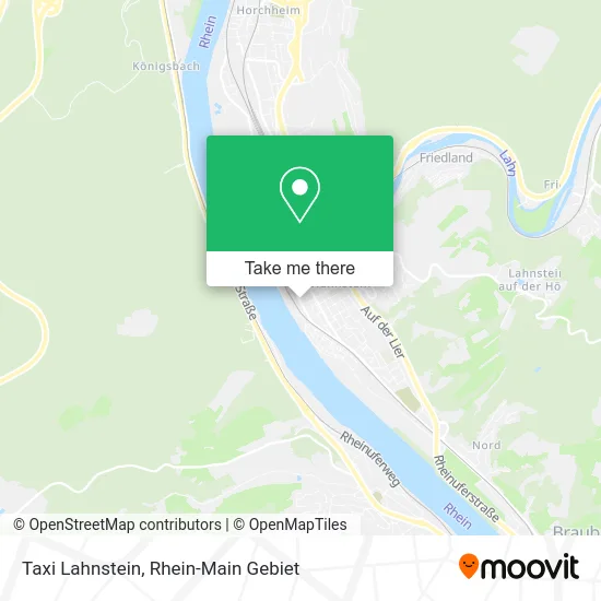 Карта Taxi Lahnstein