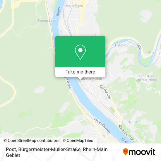 Карта Post, Bürgermeister-Müller-Straße