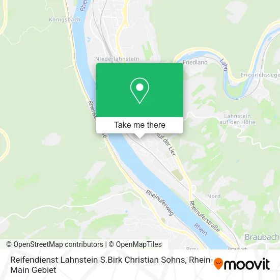 Карта Reifendienst Lahnstein S.Birk Christian Sohns