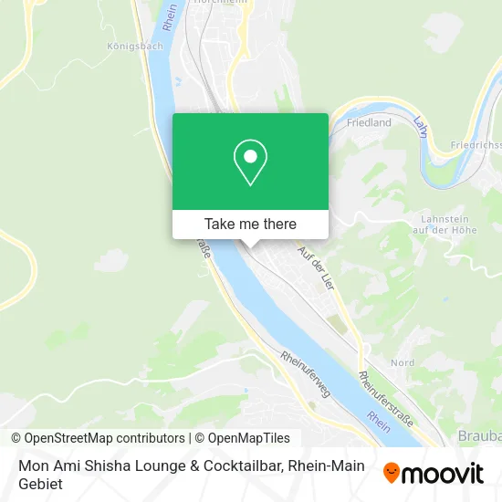 Карта Mon Ami Shisha Lounge & Cocktailbar