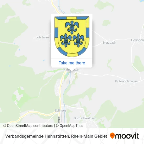 Карта Verbandsgemeinde Hahnstätten