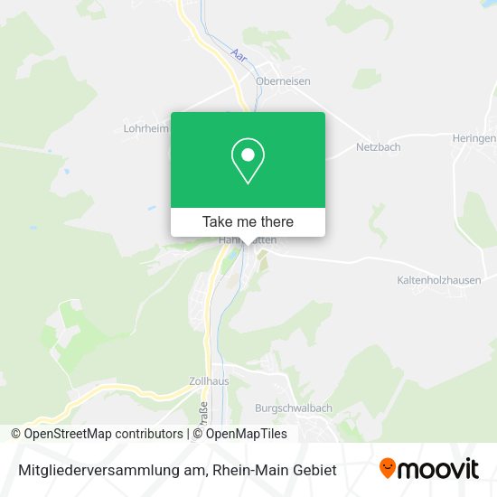 Карта Mitgliederversammlung am