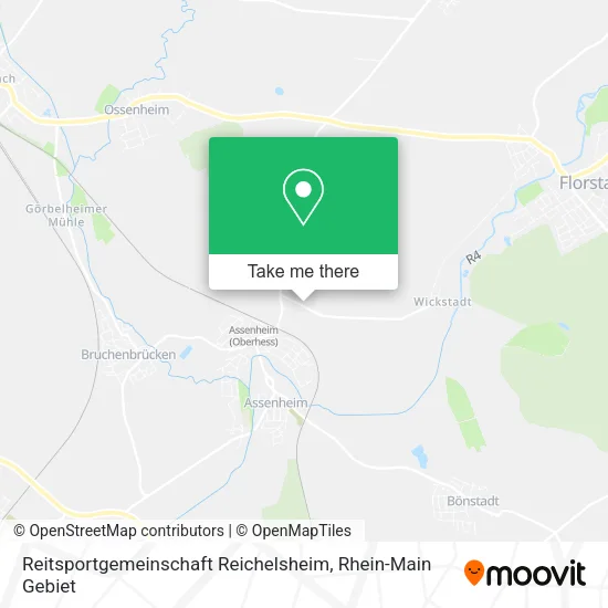 Карта Reitsportgemeinschaft Reichelsheim