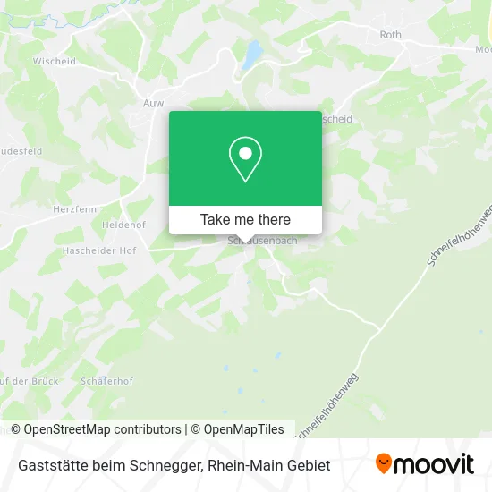 Карта Gaststätte beim Schnegger