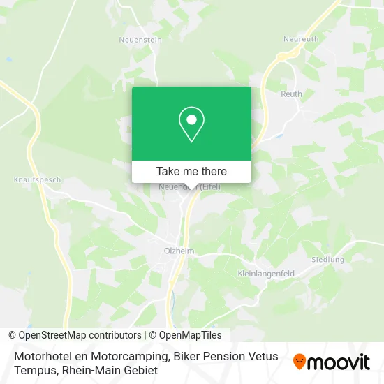 Карта Motorhotel en Motorcamping, Biker Pension Vetus Tempus