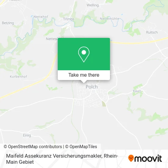 Карта Maifeld Assekuranz Versicherungsmakler