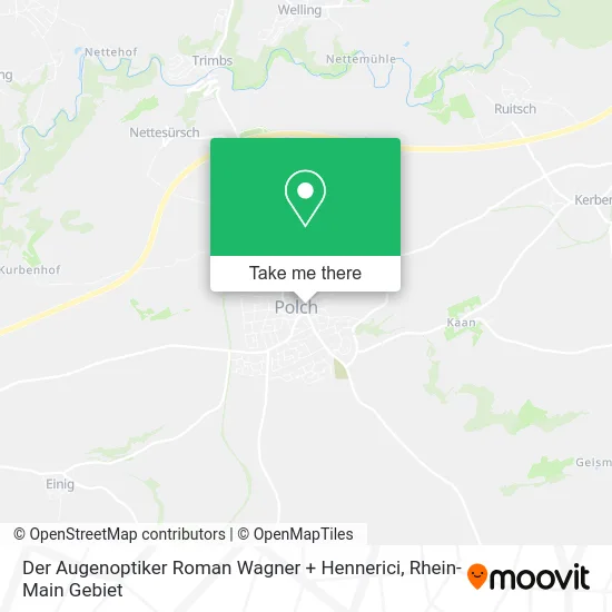 Карта Der Augenoptiker Roman Wagner + Hennerici