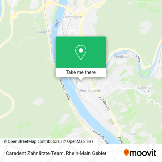 Карта Caradent Zahnärzte-Team