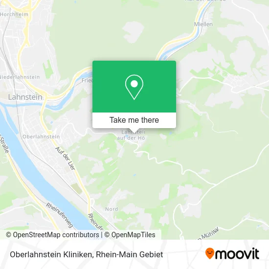 Карта Oberlahnstein Kliniken