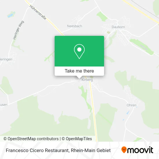 Карта Francesco Cicero Restaurant