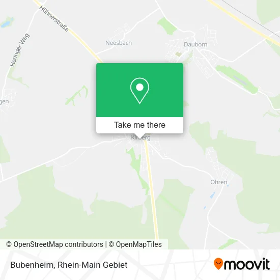 Карта Bubenheim