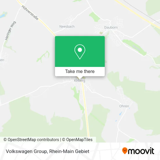 Карта Volkswagen Group