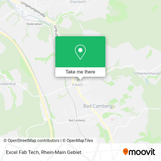 Excel Fab Tech map
