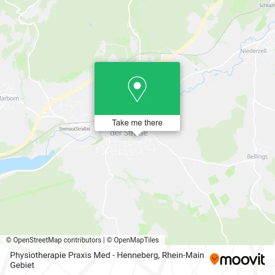 Карта Physiotherapie Praxis Med - Henneberg