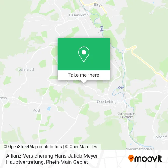 Карта Allianz Versicherung Hans-Jakob Meyer Hauptvertretung
