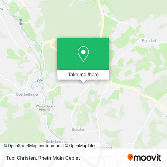 Карта Taxi Christen