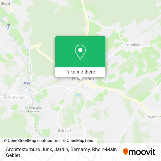 Карта Architekturbüro Junk, Jardin, Bernardy