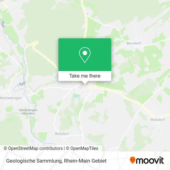 Карта Geologische Sammlung