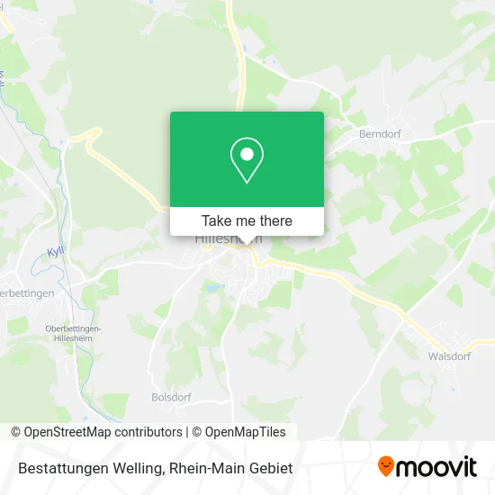 Карта Bestattungen Welling