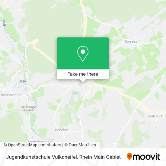 Карта Jugendkunstschule Vulkaneifel