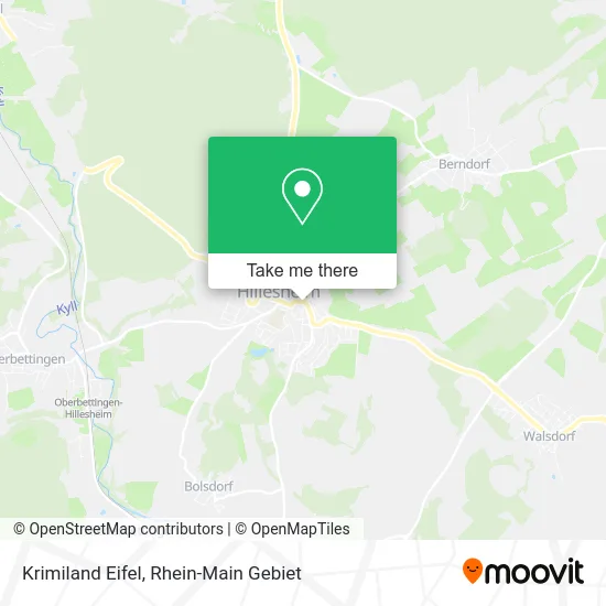 Карта Krimiland Eifel