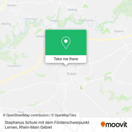 Карта Stephanus Schule mit dem Förderschwerpunkt Lernen