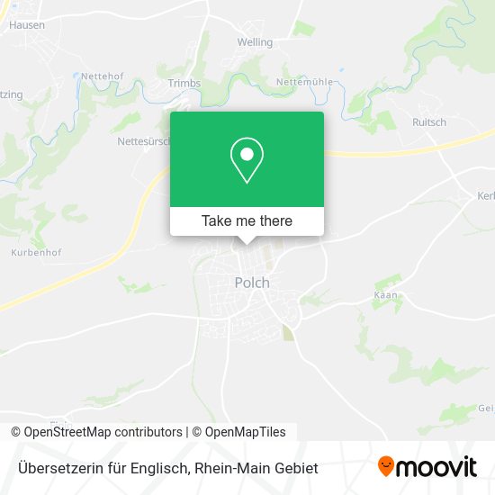 Карта Übersetzerin für Englisch