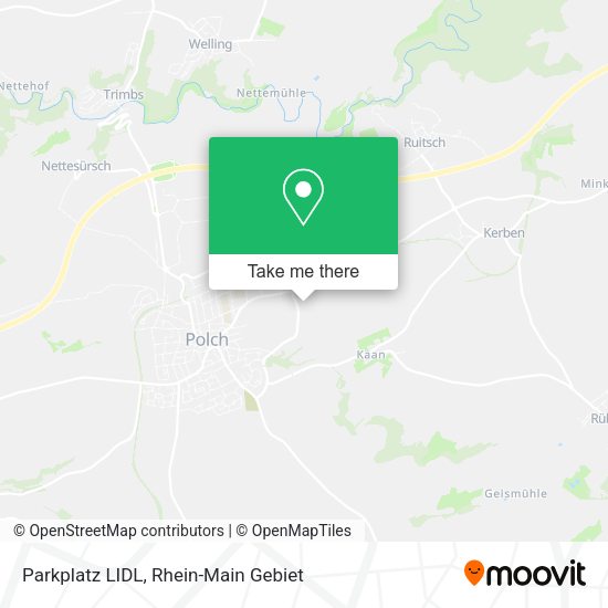 Карта Parkplatz LIDL