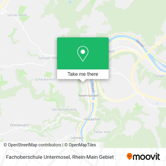 Карта Fachoberschule Untermosel