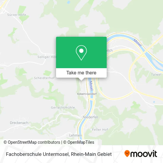 Карта Fachoberschule Untermosel