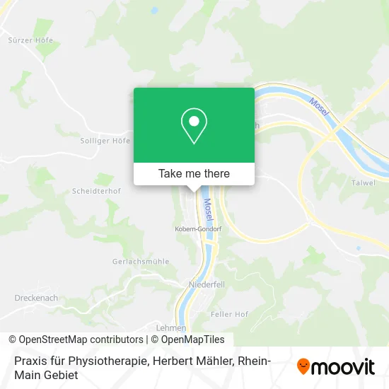 Карта Praxis für Physiotherapie, Herbert Mähler