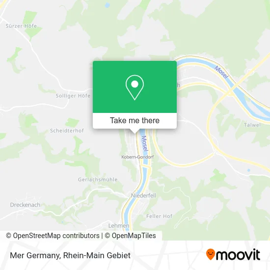 Карта Mer Germany