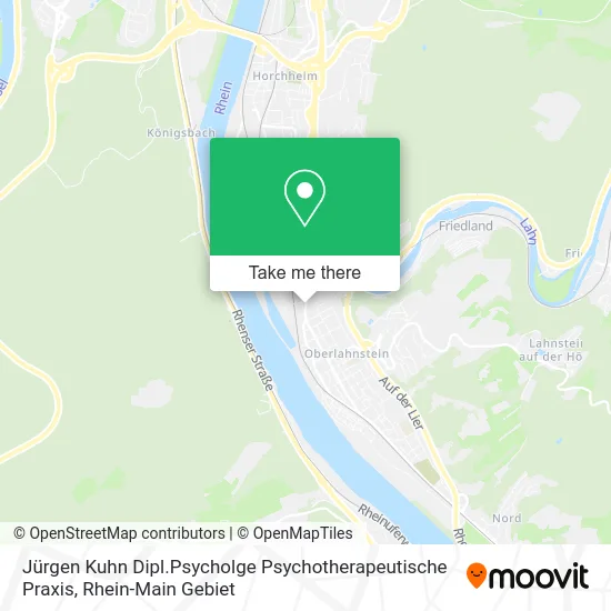 Карта Jürgen Kuhn Dipl.Psycholge Psychotherapeutische Praxis
