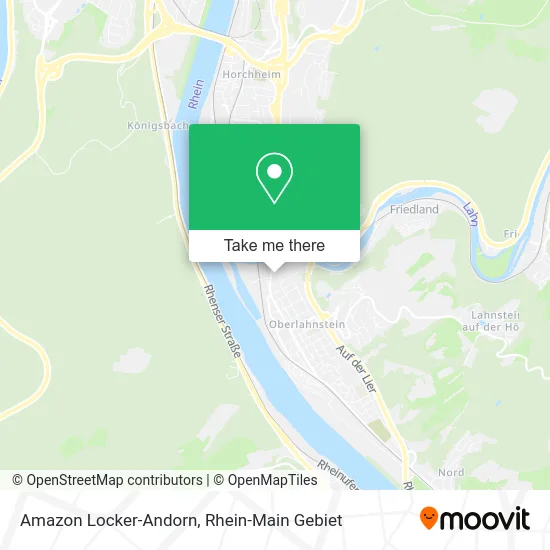 Карта Amazon Locker-Andorn