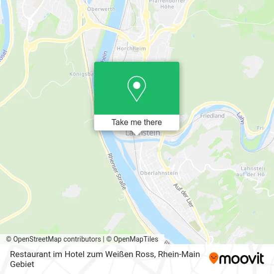 Карта Restaurant im Hotel zum Weißen Ross