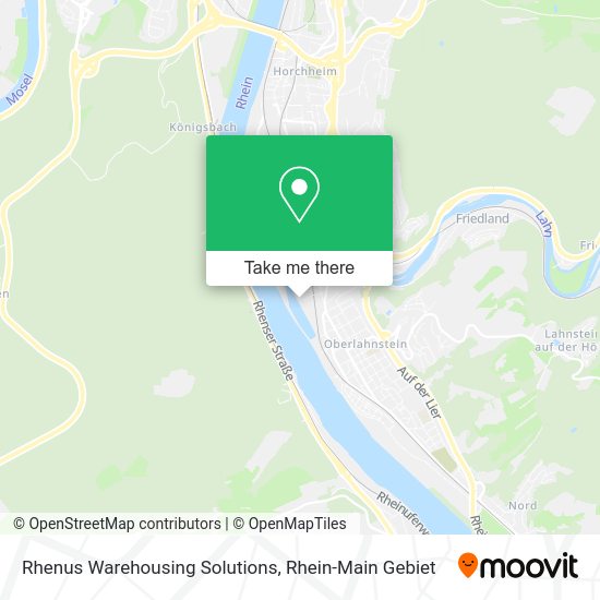 Карта Rhenus Warehousing Solutions