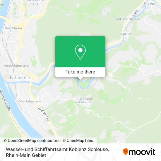 Карта Wasser- und Schiffahrtsamt Koblenz Schleuse