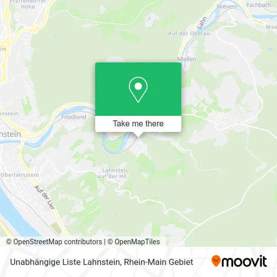 Карта Unabhängige Liste Lahnstein