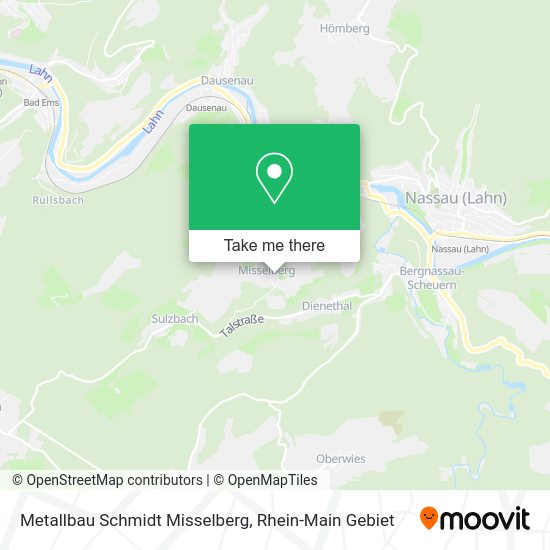 Карта Metallbau Schmidt Misselberg