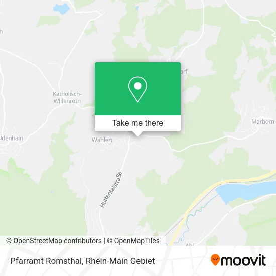 Карта Pfarramt Romsthal