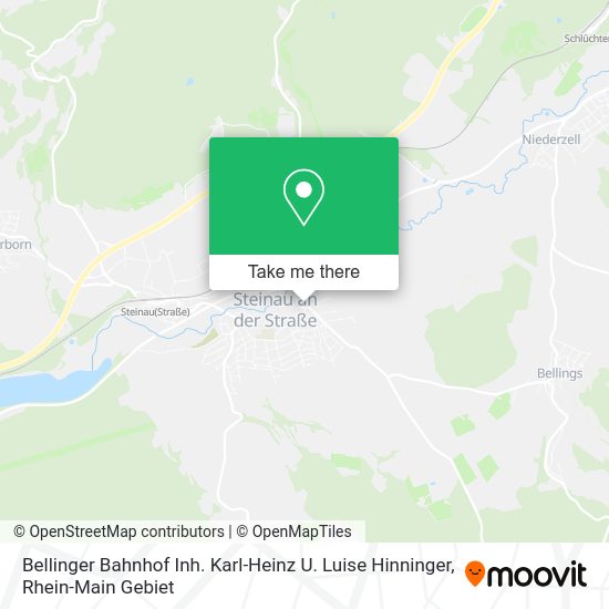 Карта Bellinger Bahnhof Inh. Karl-Heinz U. Luise Hinninger