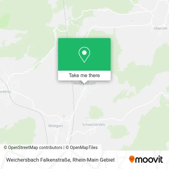 Карта Weichersbach Falkenstraße