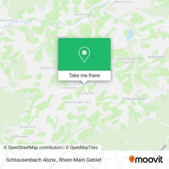 Карта Schlausenbach Abzw.