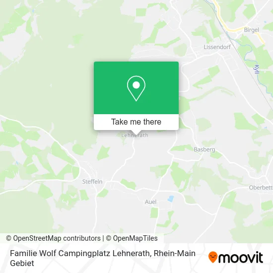 Карта Familie Wolf Campingplatz Lehnerath