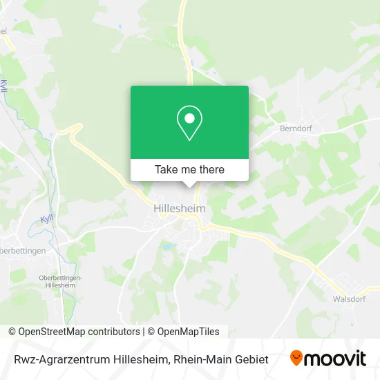 Карта Rwz-Agrarzentrum Hillesheim