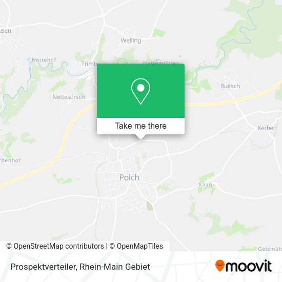 Карта Prospektverteiler