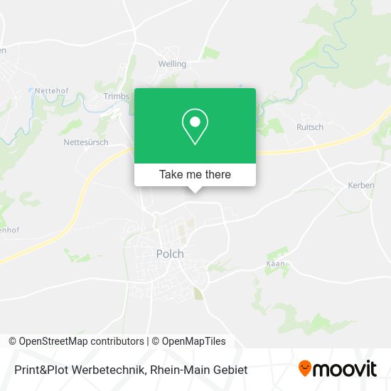 Карта Print&Plot Werbetechnik