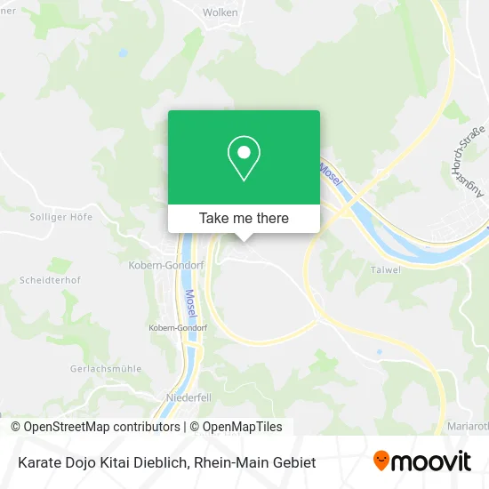 Карта Karate Dojo Kitai Dieblich