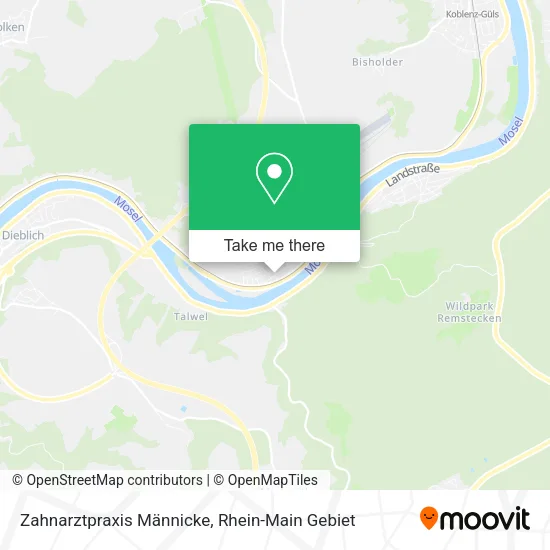 Карта Zahnarztpraxis Männicke
