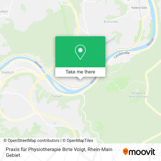 Карта Praxis für Physiotherapie Birte Voigt